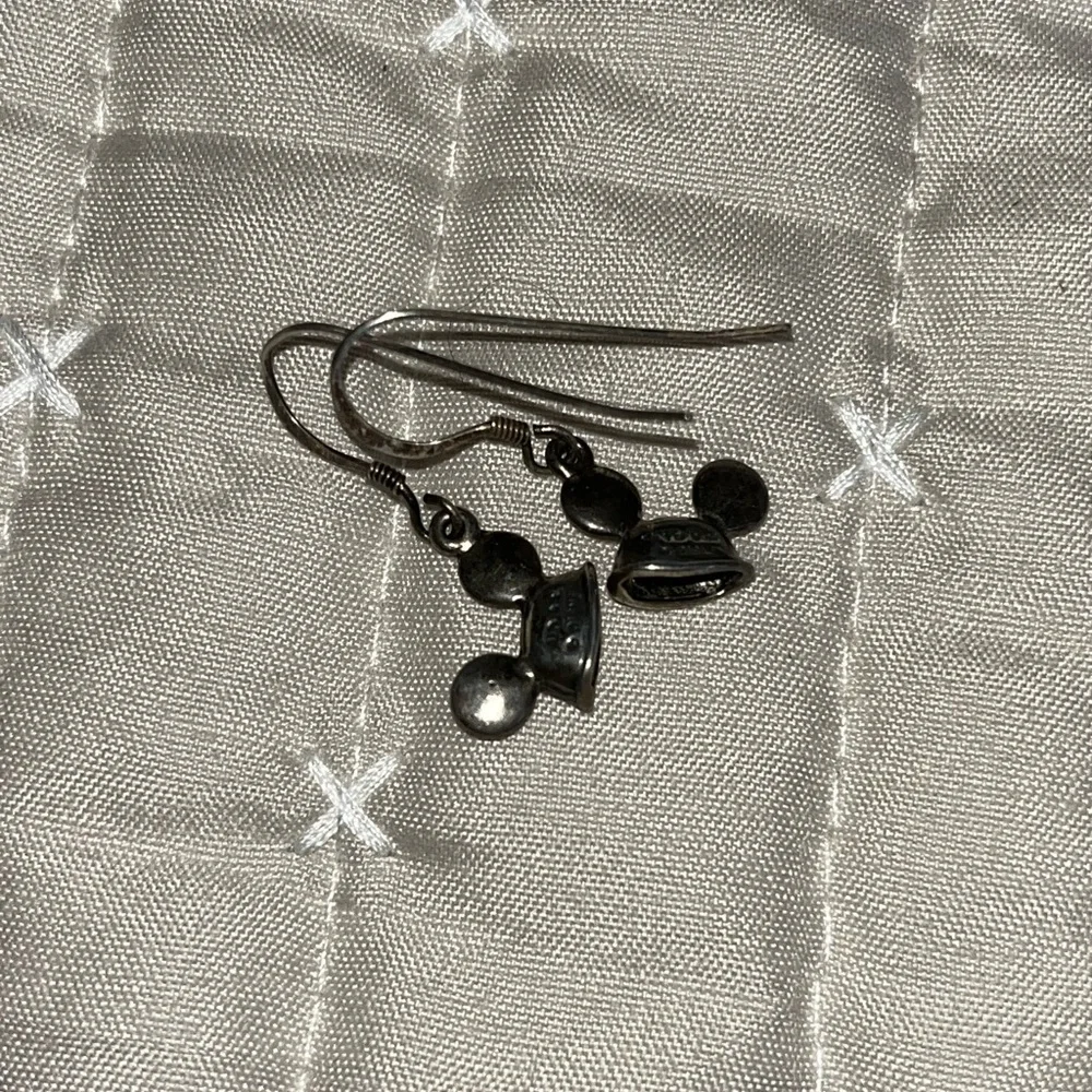 Silver 925 Mickey Mouse Earrings - Picture 2 of 7